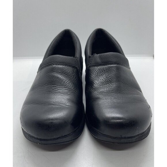 KEEN Utility PTC Work II Non Slip Clog Black Leather Women Sz 6.5 M F2892-11 EH - Picture 2 of 8